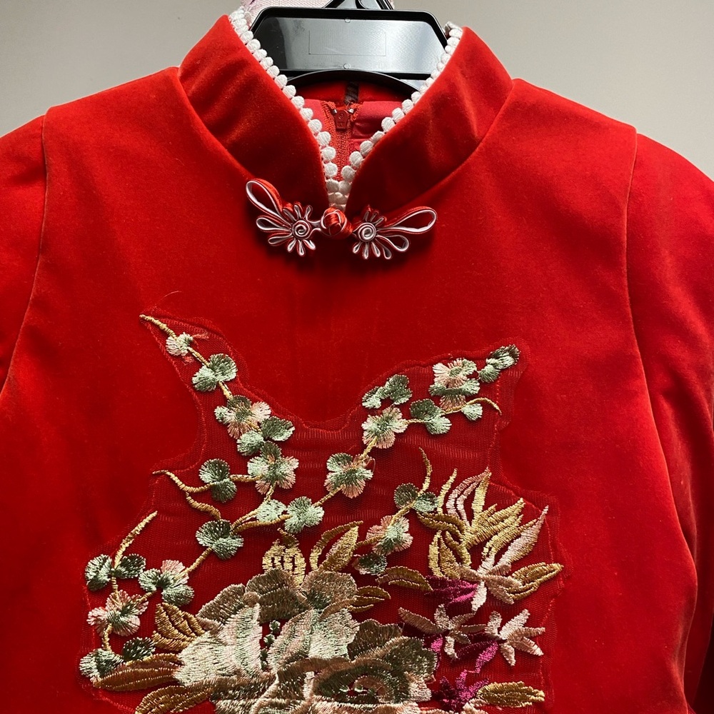 Traditional Chinese New Year Dress Red Lunar New Year - Picture 8 of 9